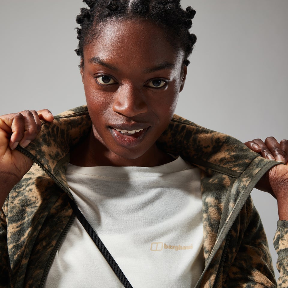 Women's Navala Full Zip Fleece - Green/Dark Green