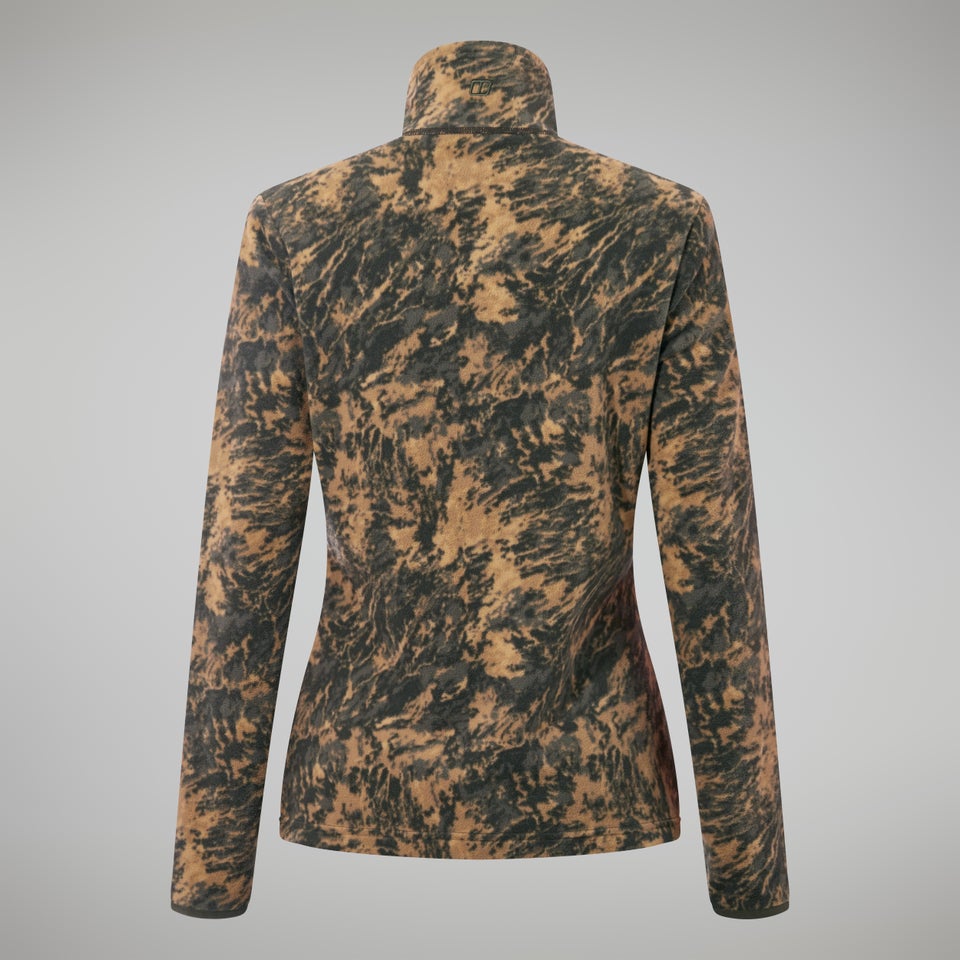 Women's Navala Full Zip Fleece - Green/Dark Green