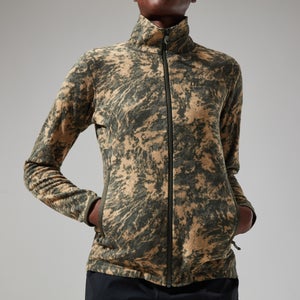 Women's Navala Full Zip Fleece - Green/Dark Green