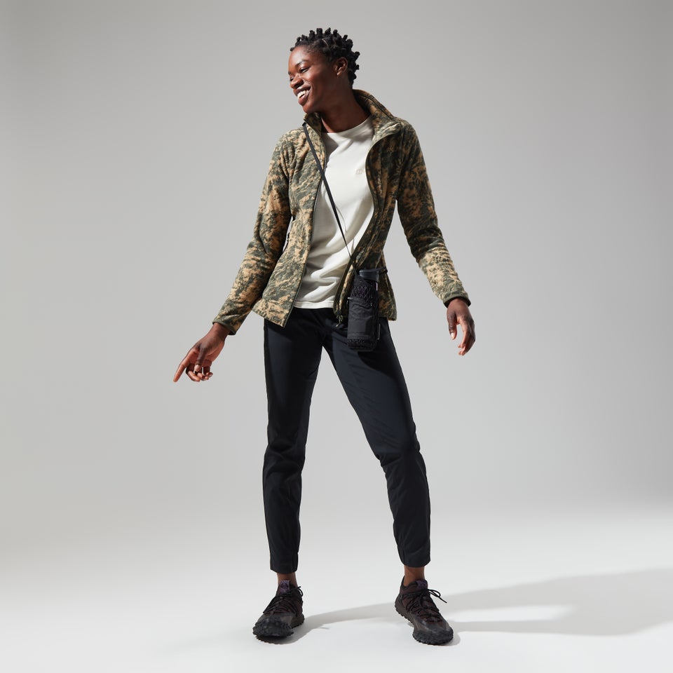 Women's Navala Full Zip Fleece - Green/Dark Green