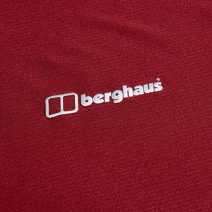 Men's 24/7 Tech Long Sleeve Crew Tee - Dark Red