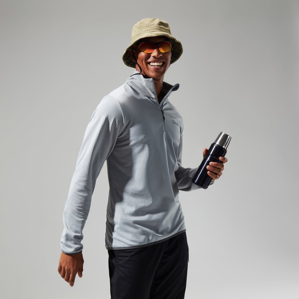 Keppla Half Zip Fleece für Herren - Grau