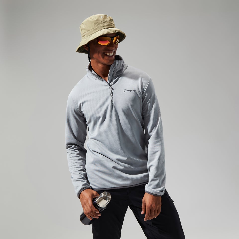 Keppla Half Zip Fleece für Herren - Grau