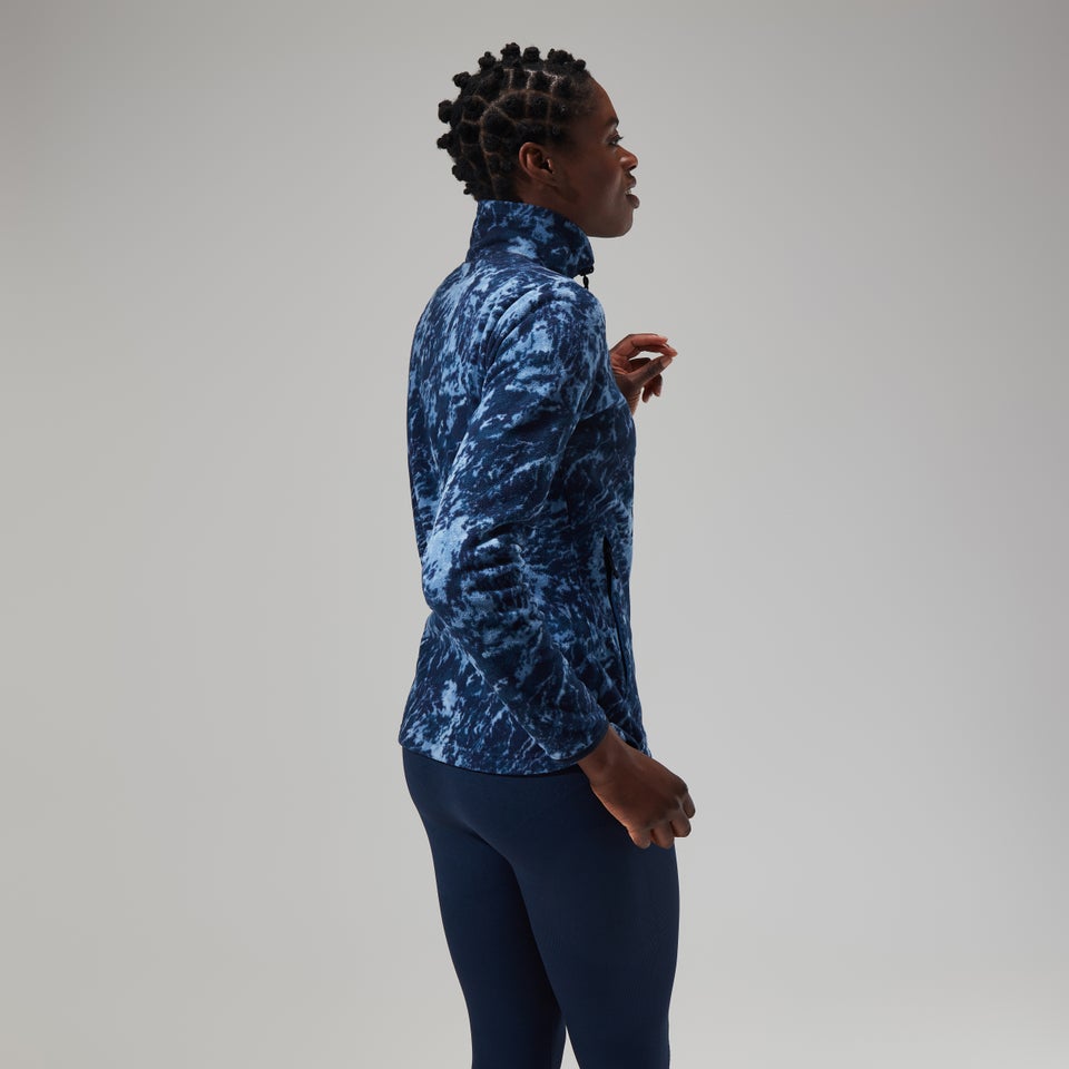 Women's Navala Full Zip Fleece - Blue/Dark Blue