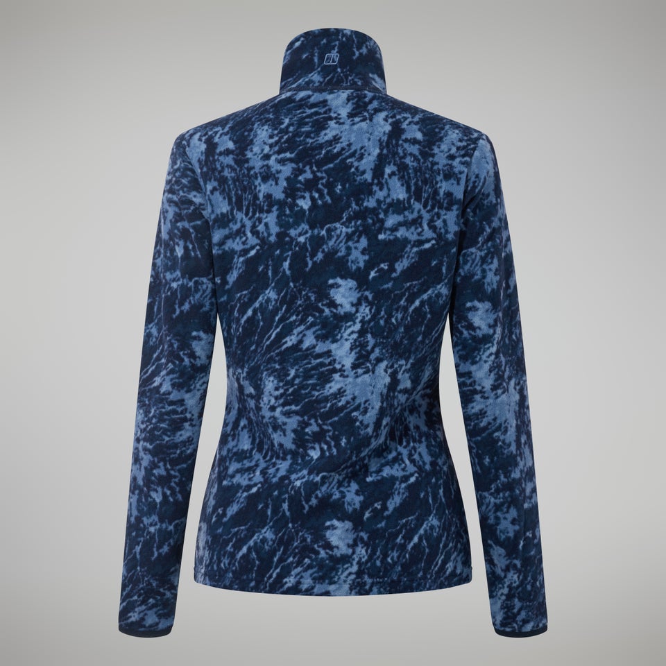 Women's Navala Full Zip Fleece - Blue/Dark Blue