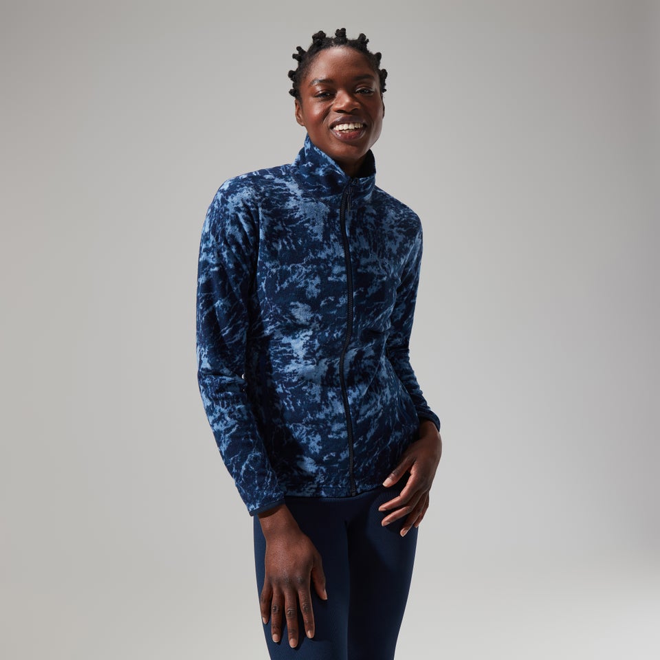 Women's Navala Full Zip Fleece - Blue/Dark Blue