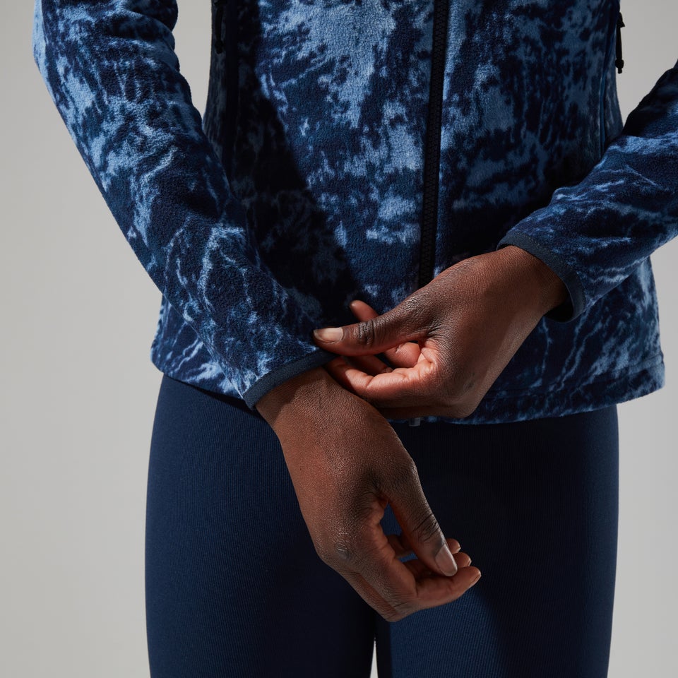 Women's Navala Full Zip Fleece - Blue/Dark Blue