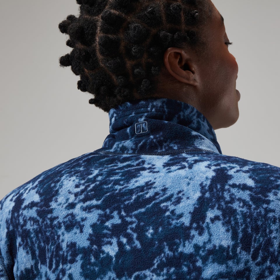 Women's Navala Full Zip Fleece - Blue/Dark Blue