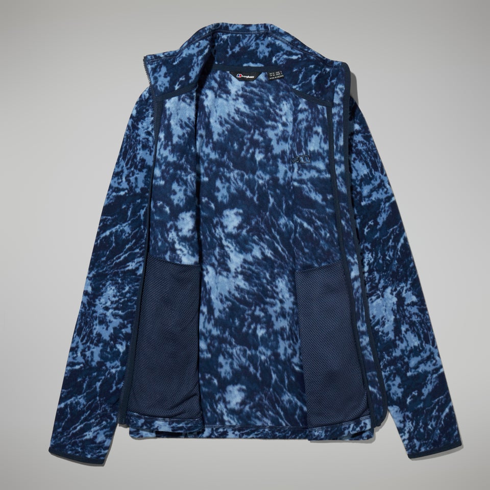 Women's Navala Full Zip Fleece - Blue/Dark Blue
