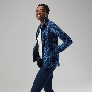 Women's Navala Full Zip Fleece - Blue/Dark Blue