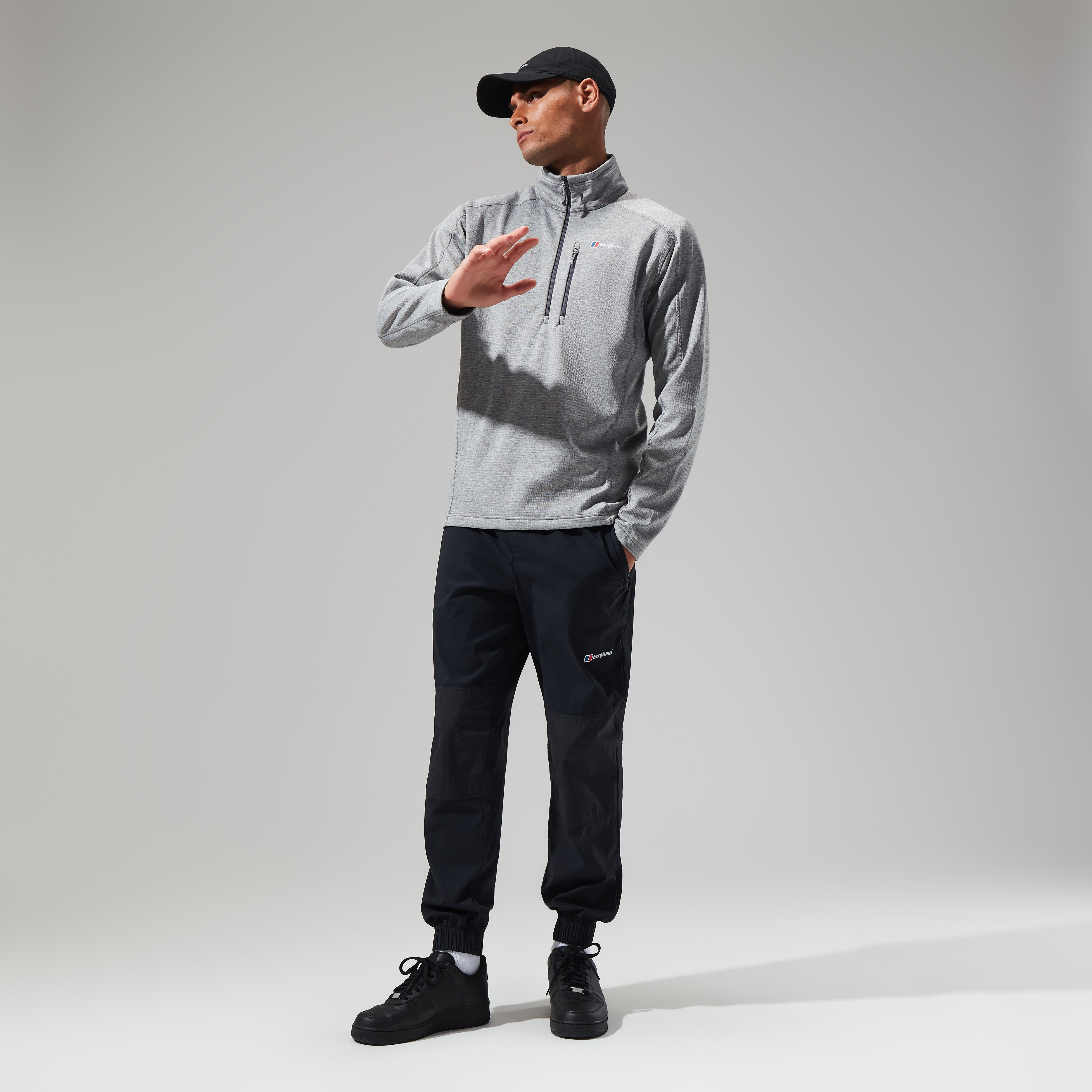 Men's Urban Spitzer Half Zip - Grey/Light Grey