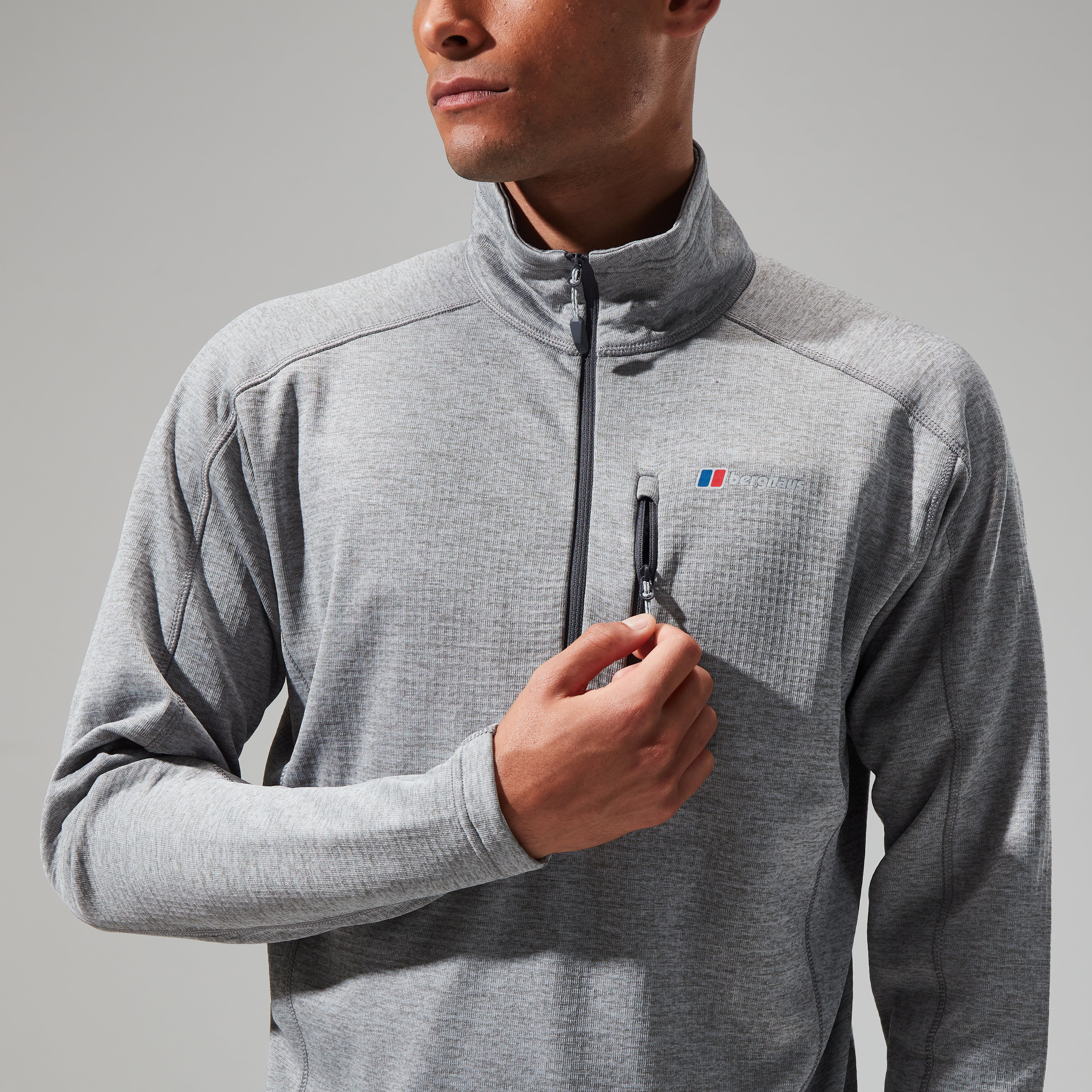 Men's Urban Spitzer Half Zip - Grey/Light Grey