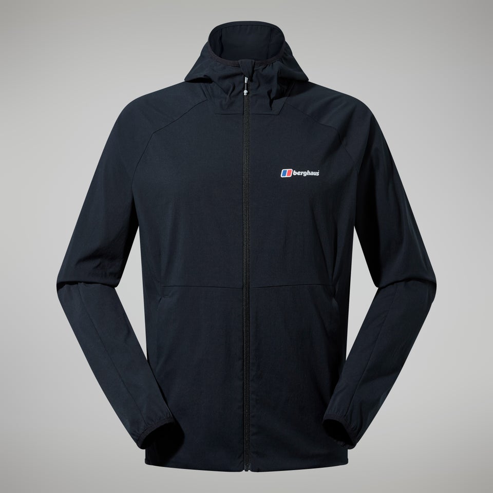 Men's Urban Theran Full Zip Hooded Jacket - Black