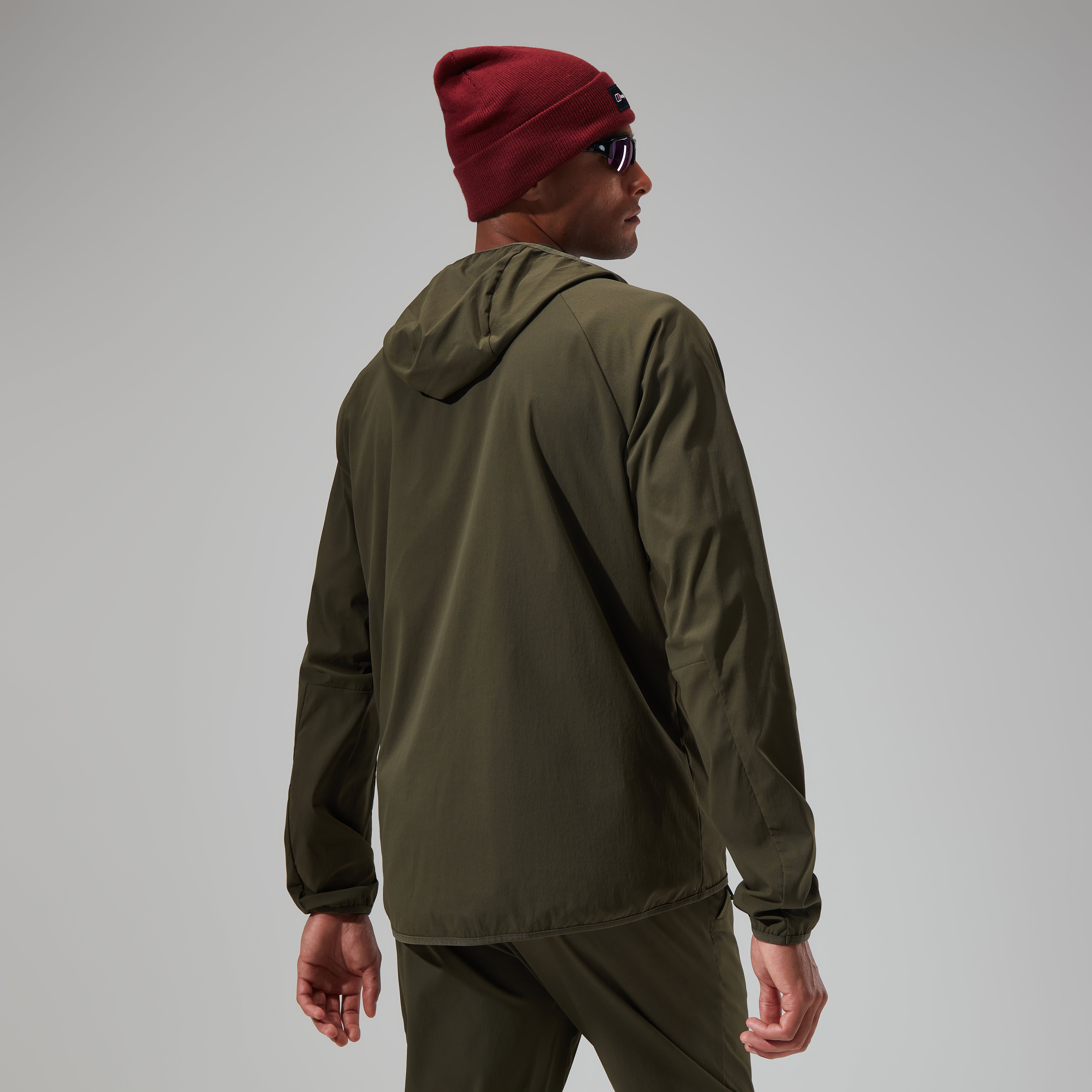 Men's Urban Theran Full Zip Hooded Jacket - Dark Green