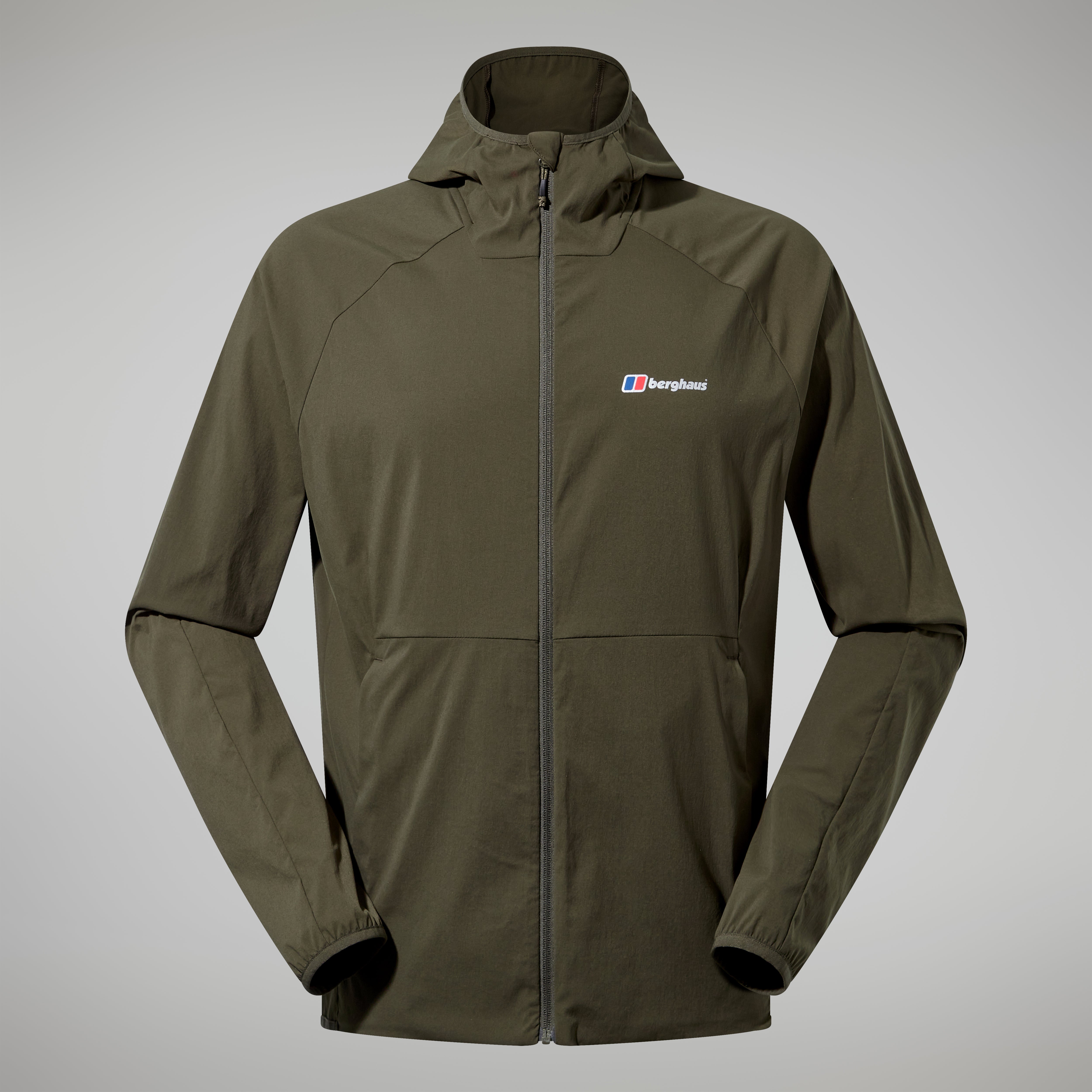 Men's Urban Theran Full Zip Hooded Jacket - Dark Green