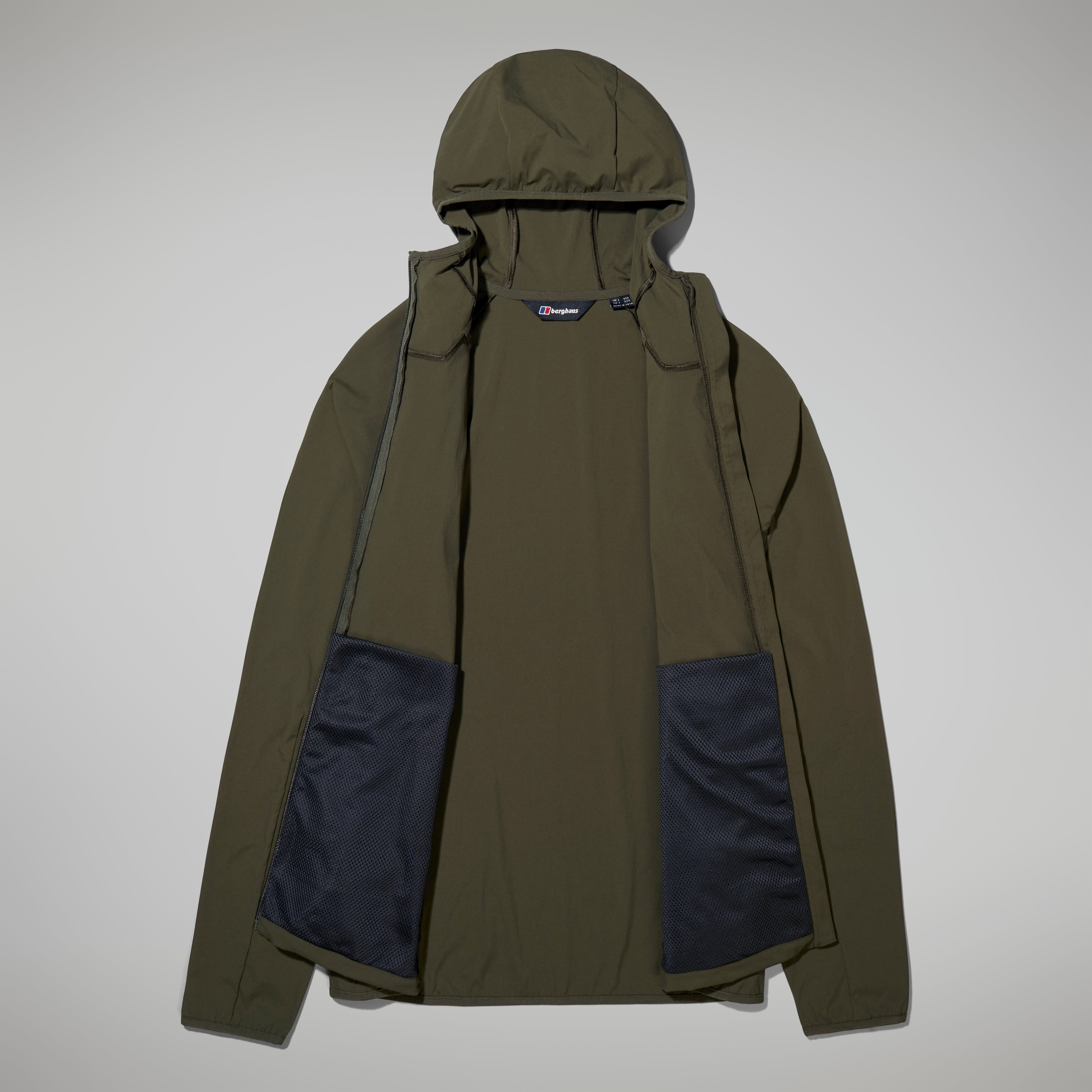 Men's Urban Theran Full Zip Hooded Jacket - Dark Green