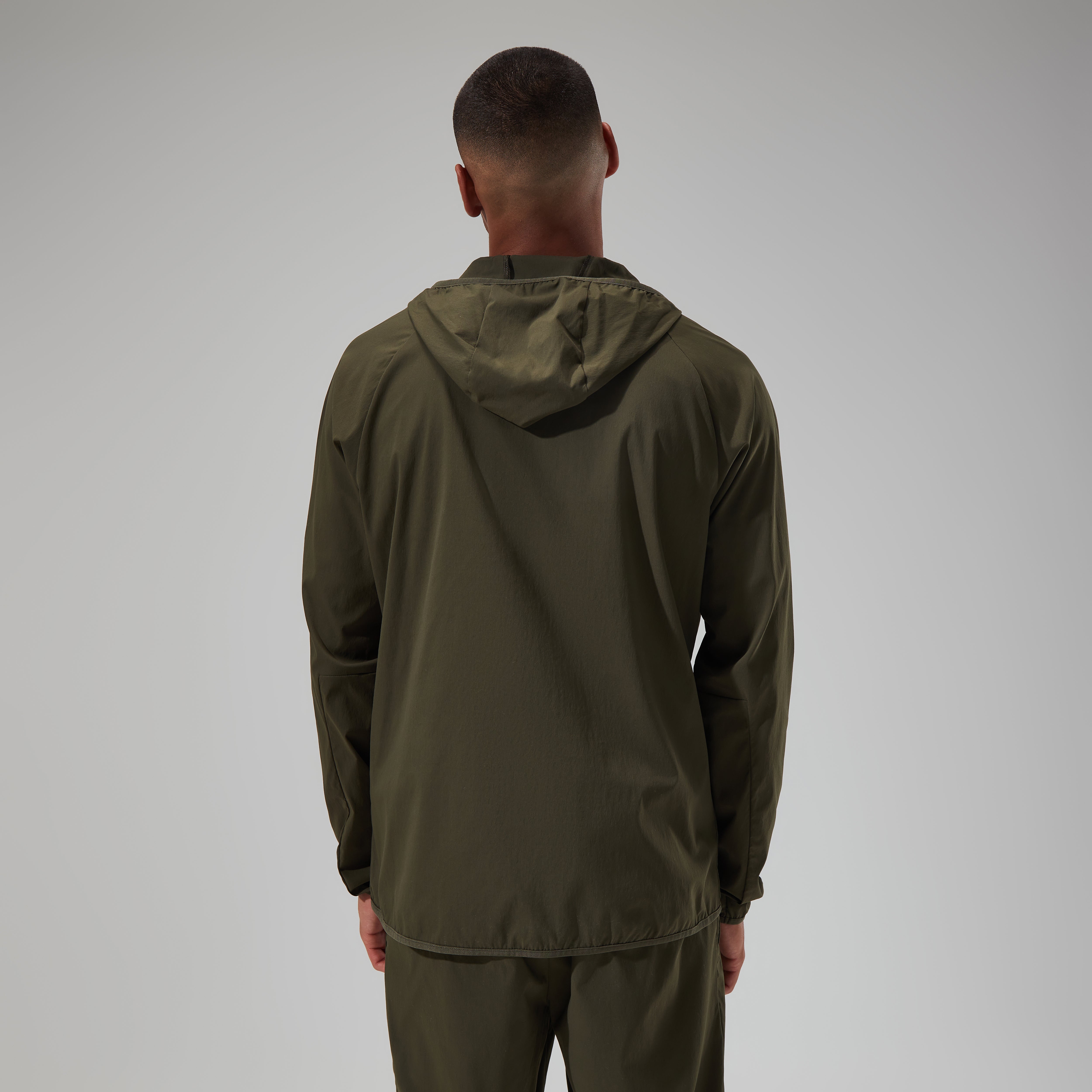 Men's Urban Theran Full Zip Hooded Jacket - Dark Green