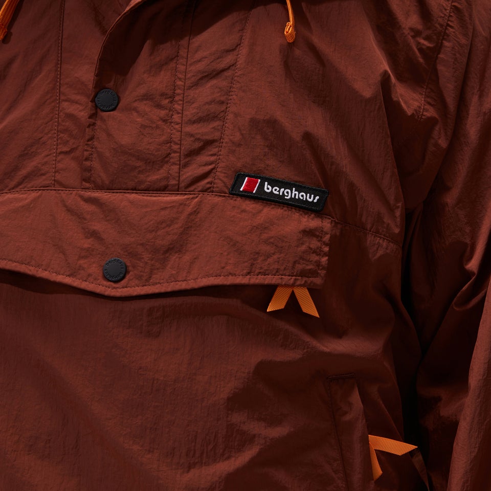 Unisex Single Point Wind Smock Jackets - Dark Brown