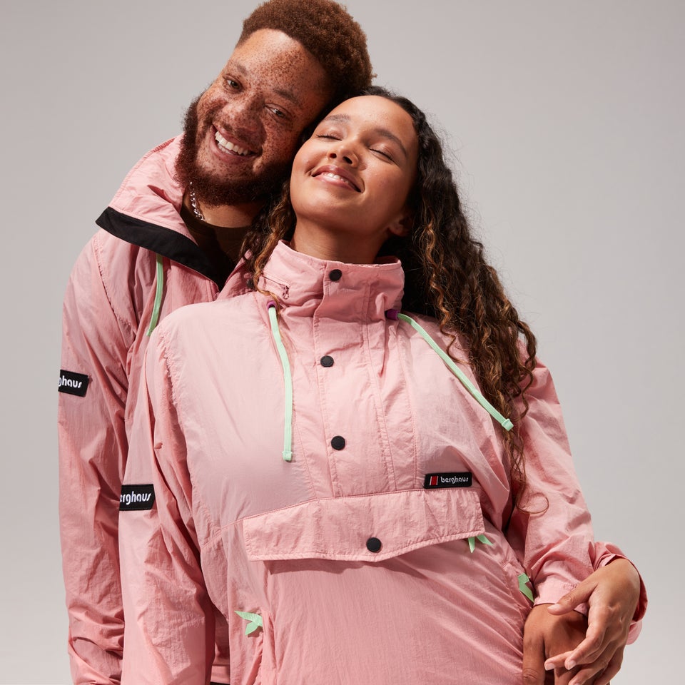 Unisex Single Point Wind Smock Jackets - Pink