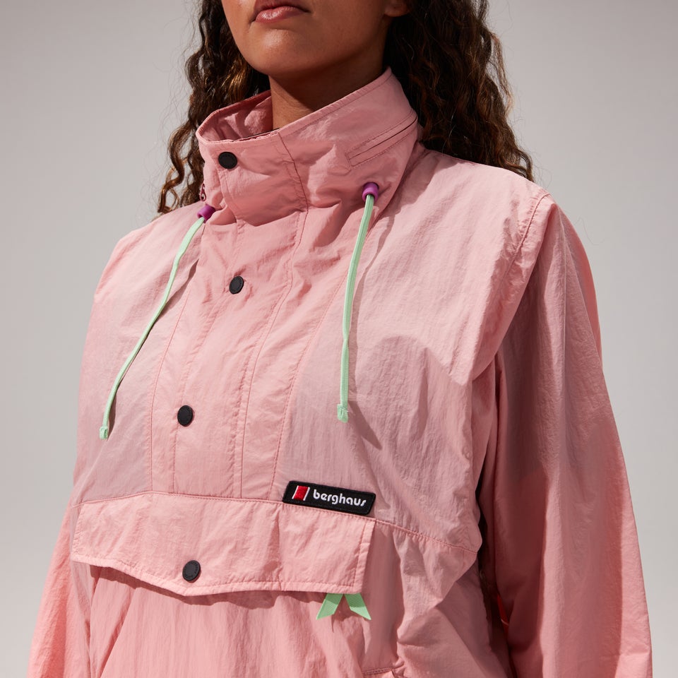 Unisex Single Point Wind Smock Jackets - Pink