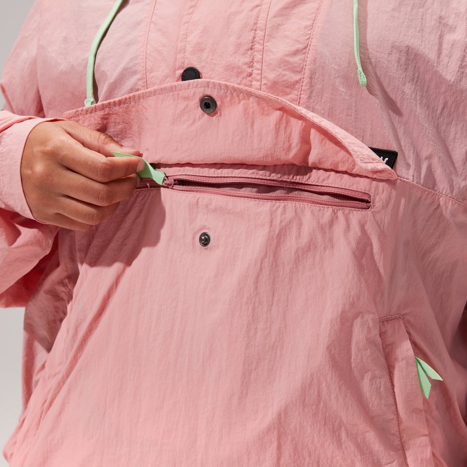Unisex Single Point Wind Smock Jackets - Pink