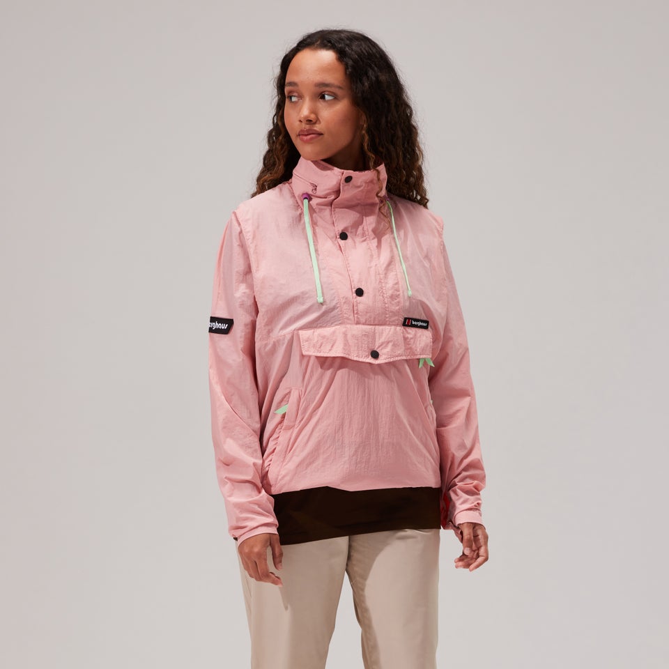 Unisex Single Point Wind Smock Jackets - Pink