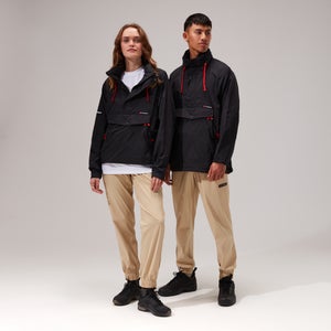 Unisex Single Point Wind Smock Jackets Black - L