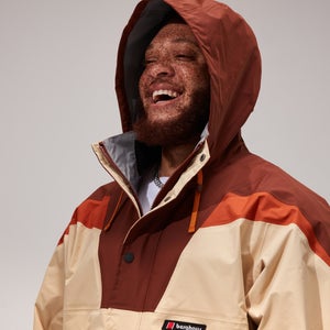 Unisex Eclipse Panel Jackets - Light Brown/Dark Brown