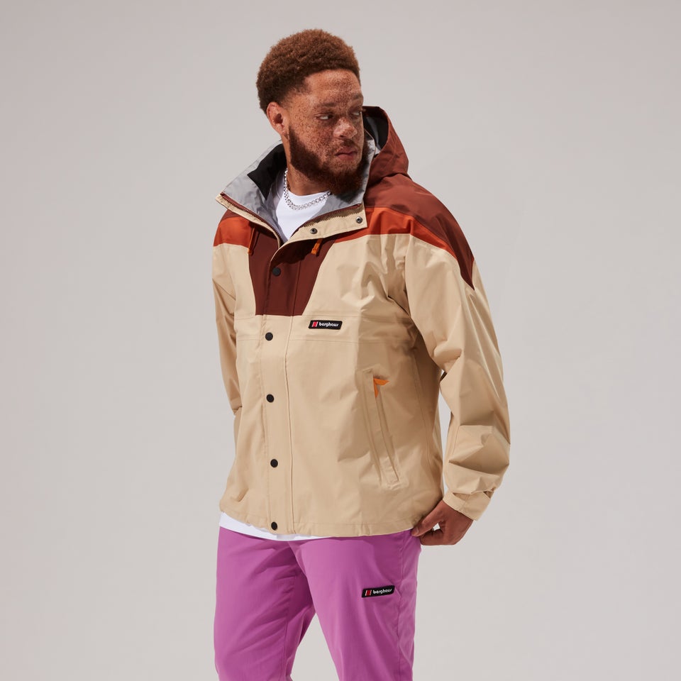 Unisex Eclipse Panel Jackets - Light Brown/Dark Brown