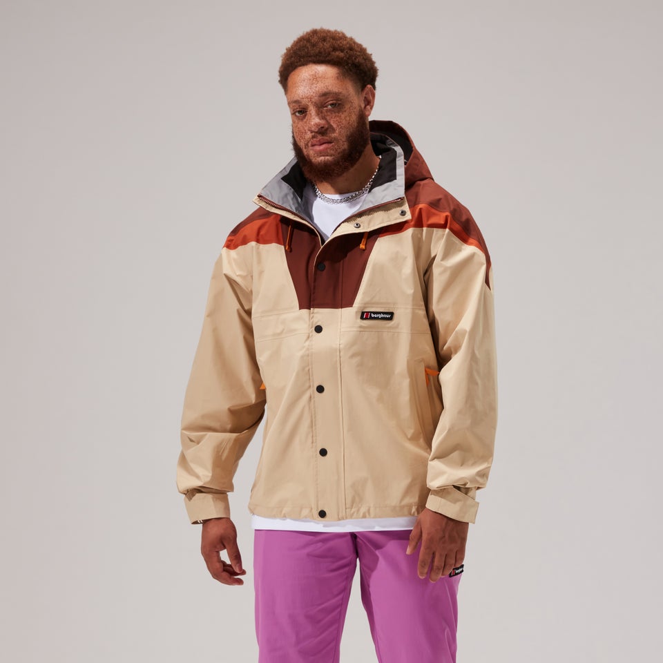 Unisex Eclipse Panel Jackets - Light Brown/Dark Brown