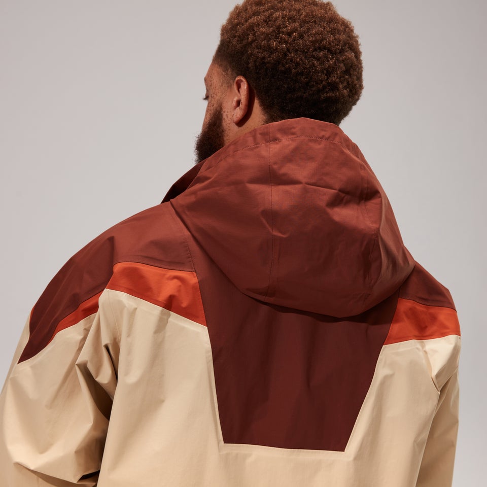 Unisex Eclipse Panel Jackets - Light Brown/Dark Brown