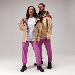 Unisex Eclipse Panel Jackets Light Brown/Dark Brown - M