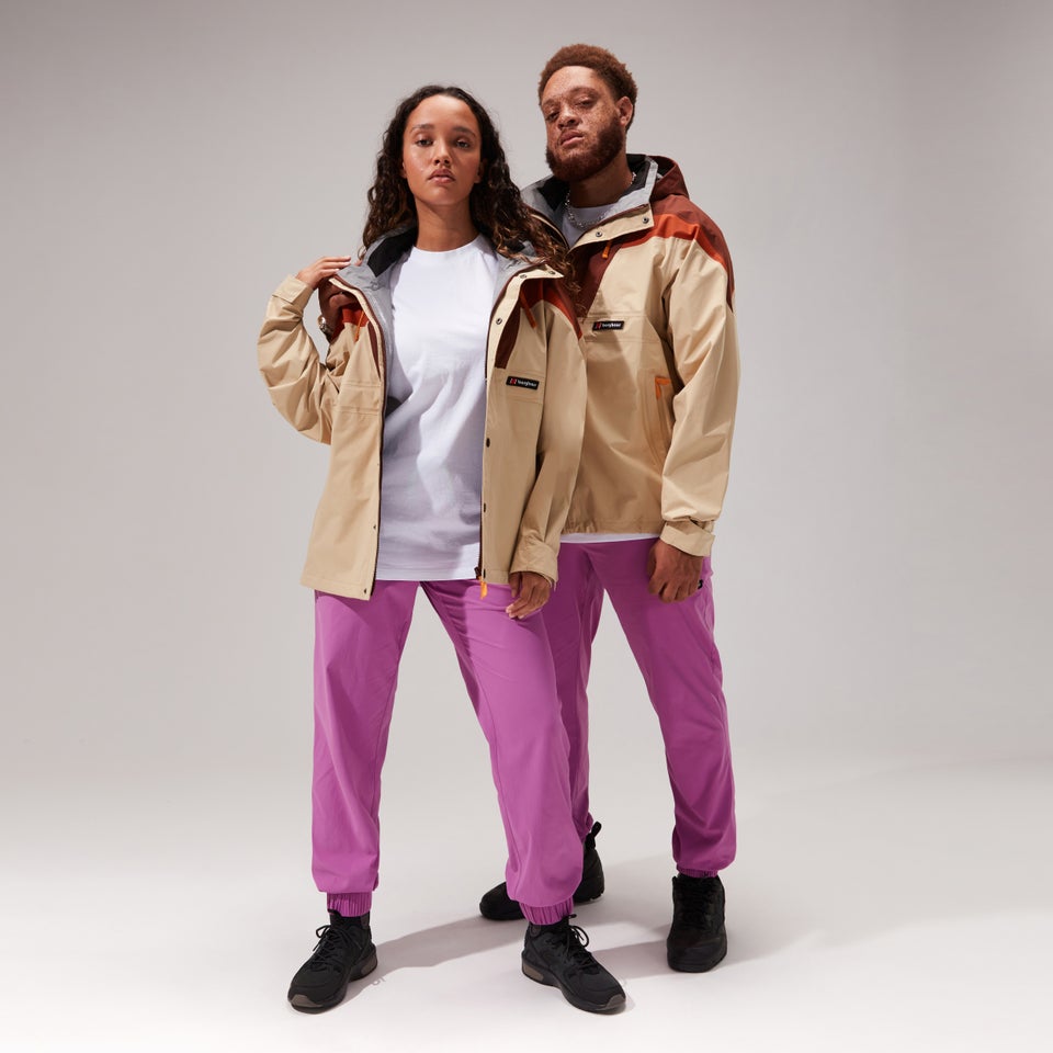 Unisex Eclipse Panel Jackets - Light Brown/Dark Brown