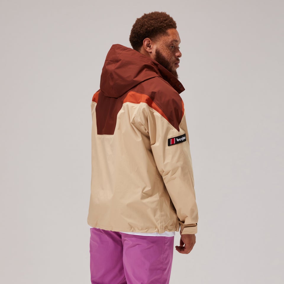 Unisex Eclipse Panel Jackets - Light Brown/Dark Brown