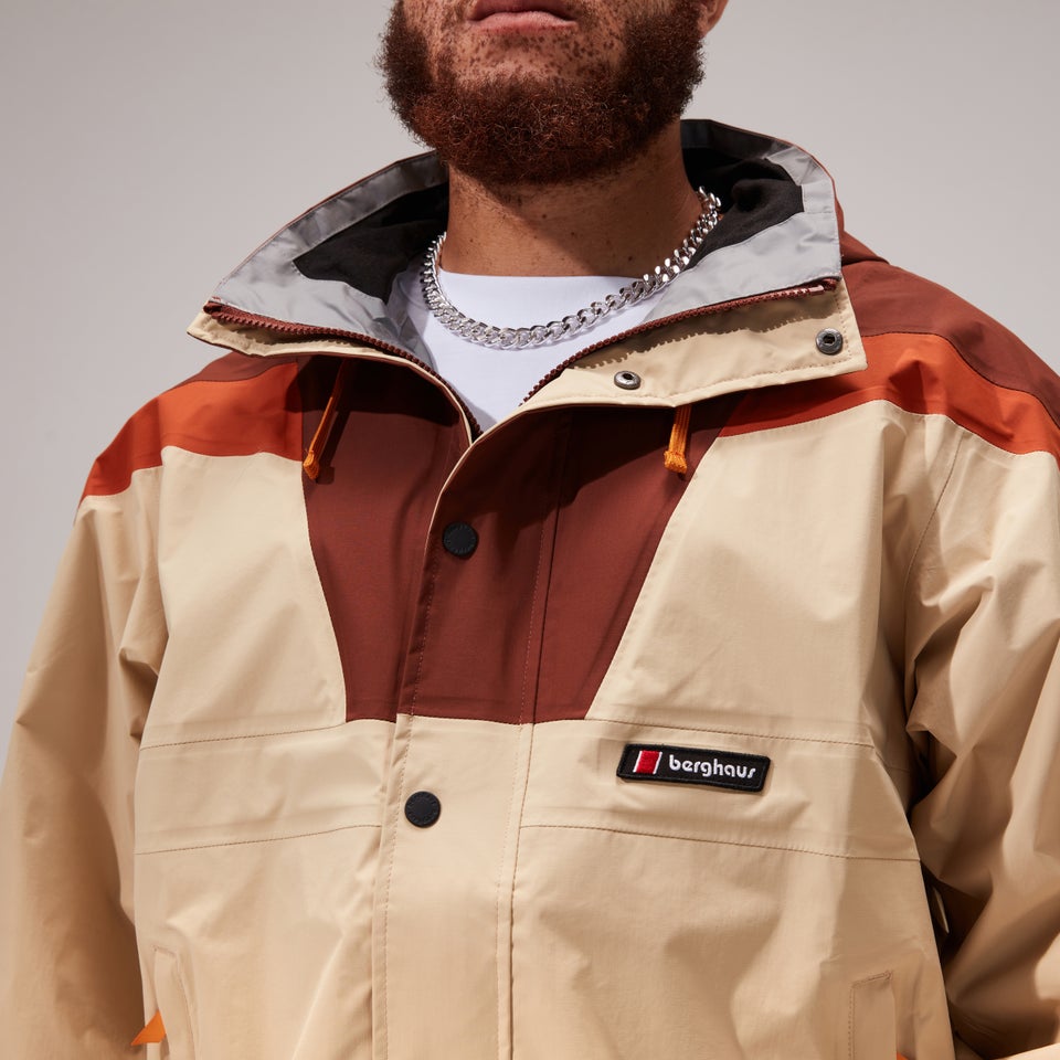 Unisex Eclipse Panel Jackets - Light Brown/Dark Brown