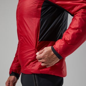 MTN Arete LB Synthetischer Hoodie für Herren - Rot/Schwarz