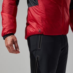 MTN Arete LB Synthetischer Hoodie für Herren - Rot/Schwarz