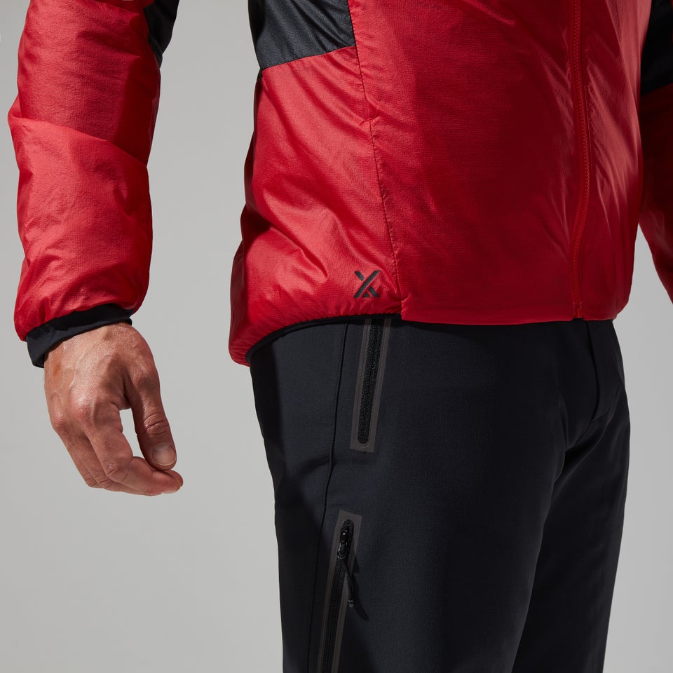 MTN Arete LB Synthetischer Hoodie für Herren - Rot/Schwarz