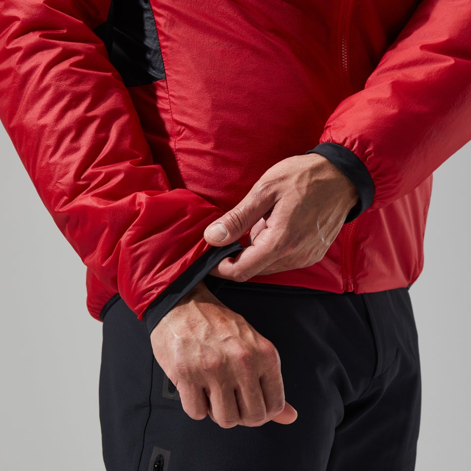 MTN Arete LB Synthetischer Hoodie für Herren - Rot/Schwarz