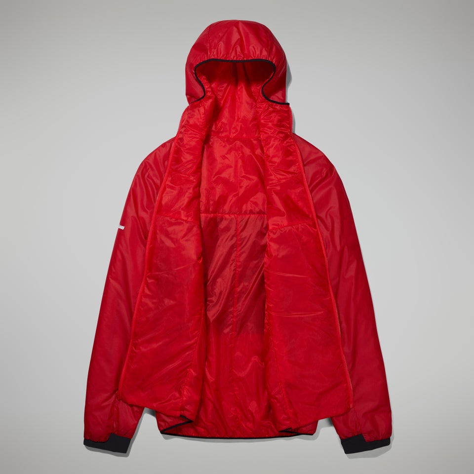 MTN Arete LB Synthetischer Hoodie für Herren - Rot/Schwarz