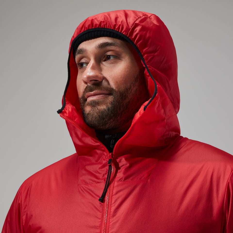 MTN Arete LB Synthetischer Hoodie für Herren - Rot/Schwarz