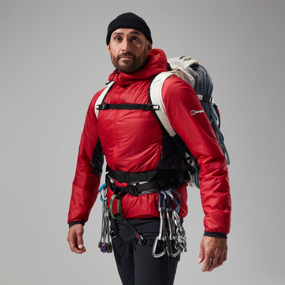 MTN Arete LB Synthetischer Hoodie für Herren - Rot/Schwarz