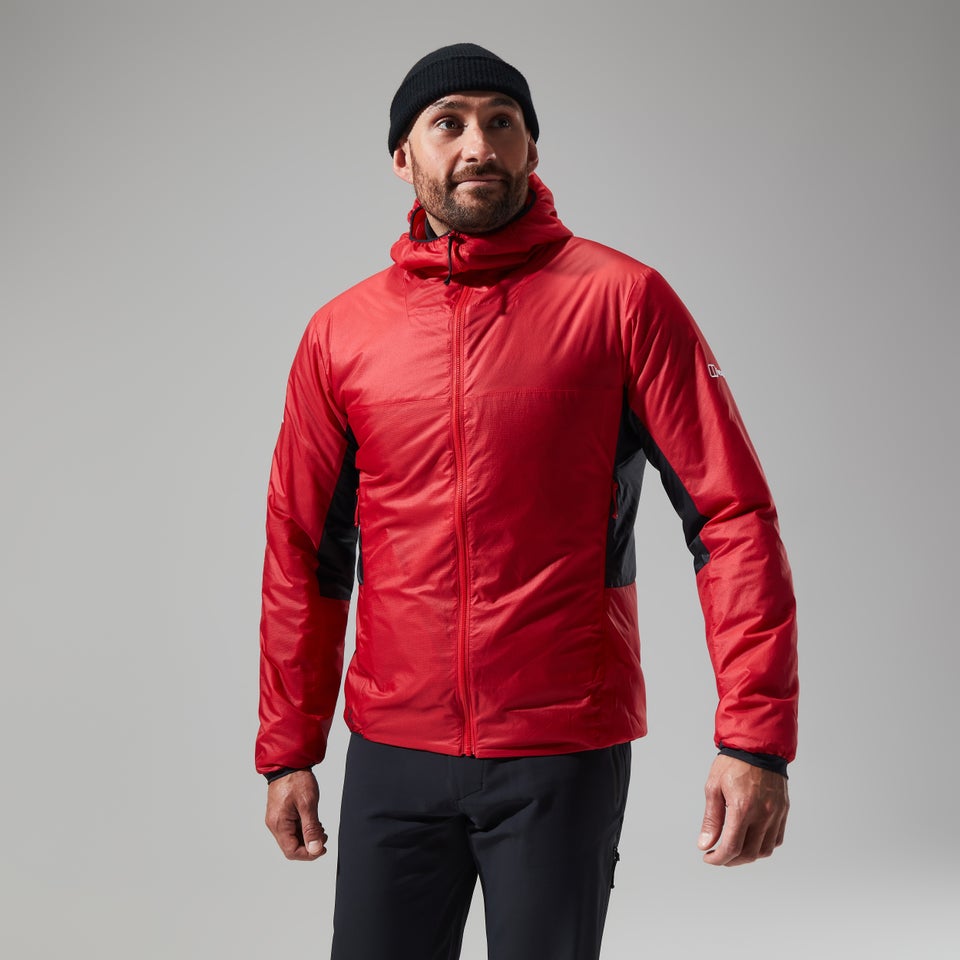 MTN Arete LB Synthetischer Hoodie für Herren - Rot/Schwarz