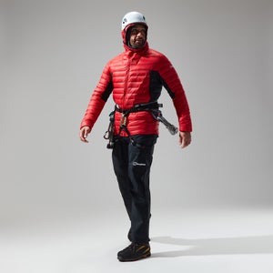 Men's MTN Seeker MW Down Hoody - Red/Black