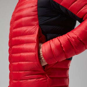 Men's MTN Seeker MW Down Hoody - Red/Black