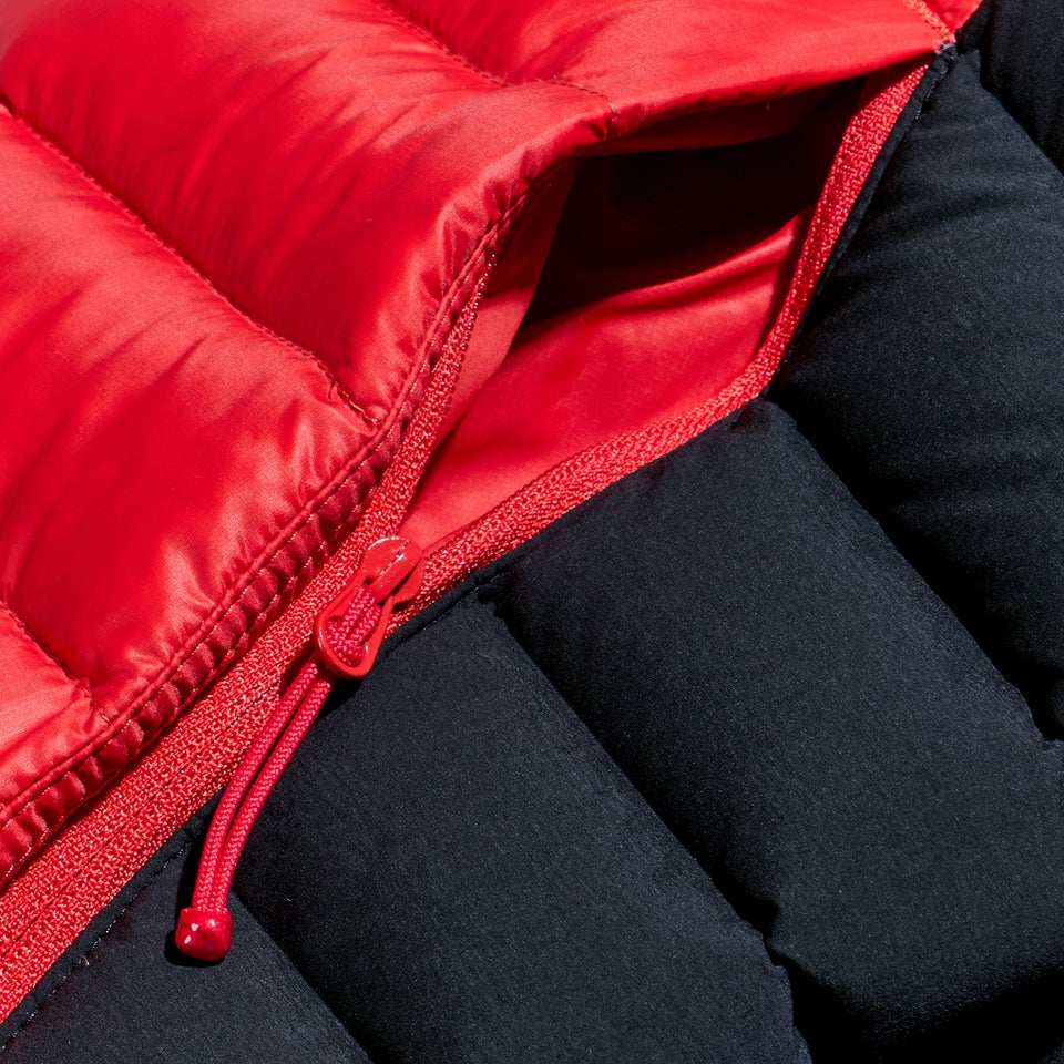 Men's MTN Seeker MW Down Hoody - Red/Black