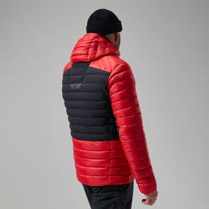 Men's MTN Seeker MW Down Hoody - Red/Black