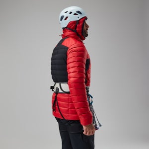 Men's MTN Seeker MW Down Hoody - Red/Black
