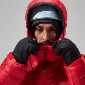 Men's MTN Arete Ultra Down Hoody - Red/Black