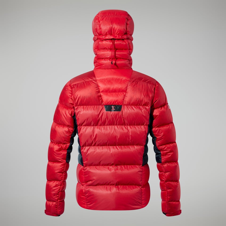 Men's MTN Arete Ultra Down Hoody - Red/Black